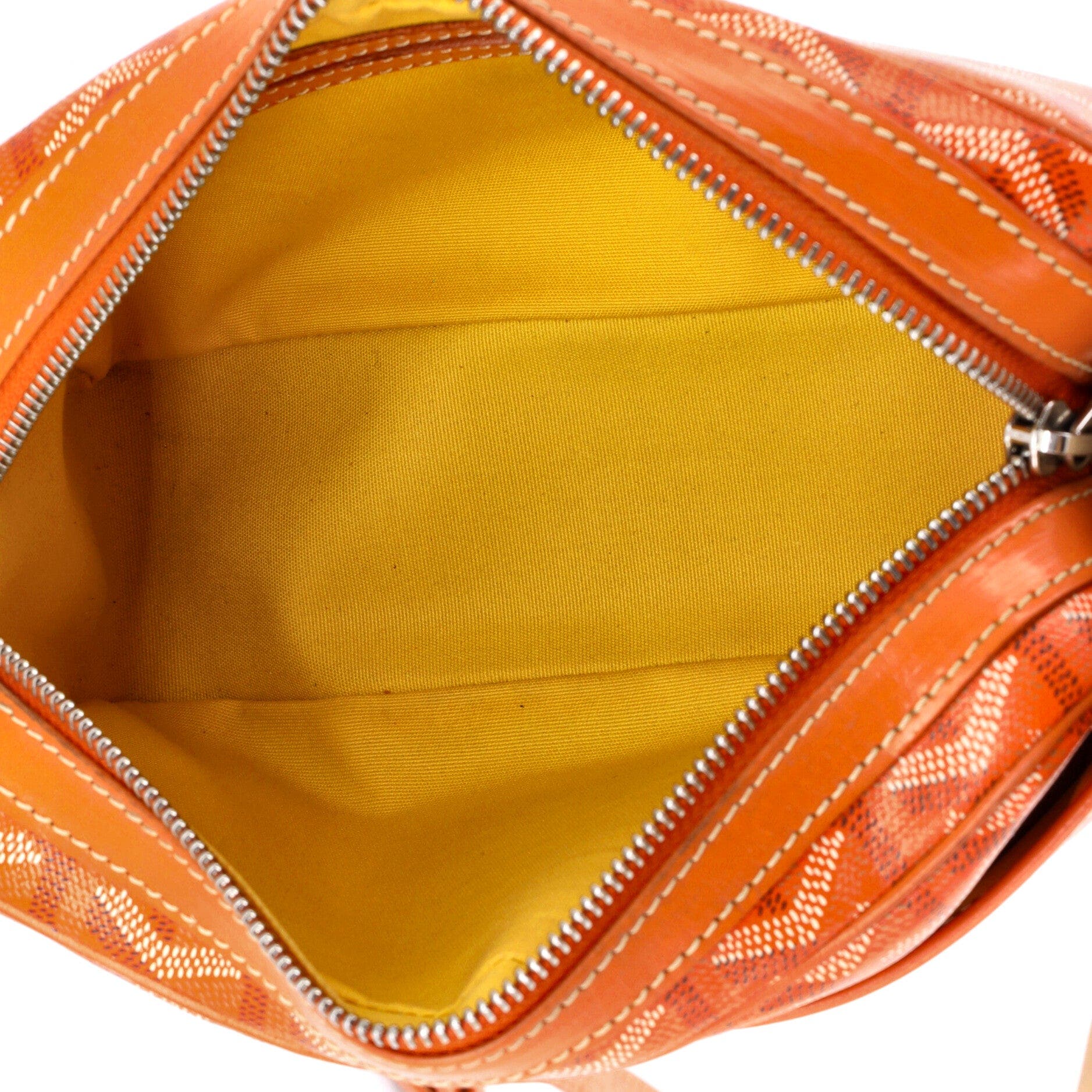 Cap Vert Bag Coated Canvas, Alternate, color, Orange