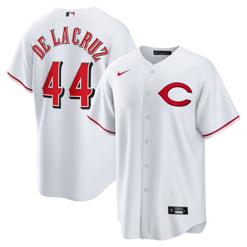 Men's Nike Elly De La Cruz White Cincinnati Reds Alternate 2 Replica 2.0 Player Jersey