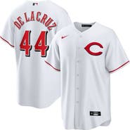 Nike Men's Nike Elly De La Cruz White Cincinnati Reds Alternate 2 Replica 2.0 Player Jersey