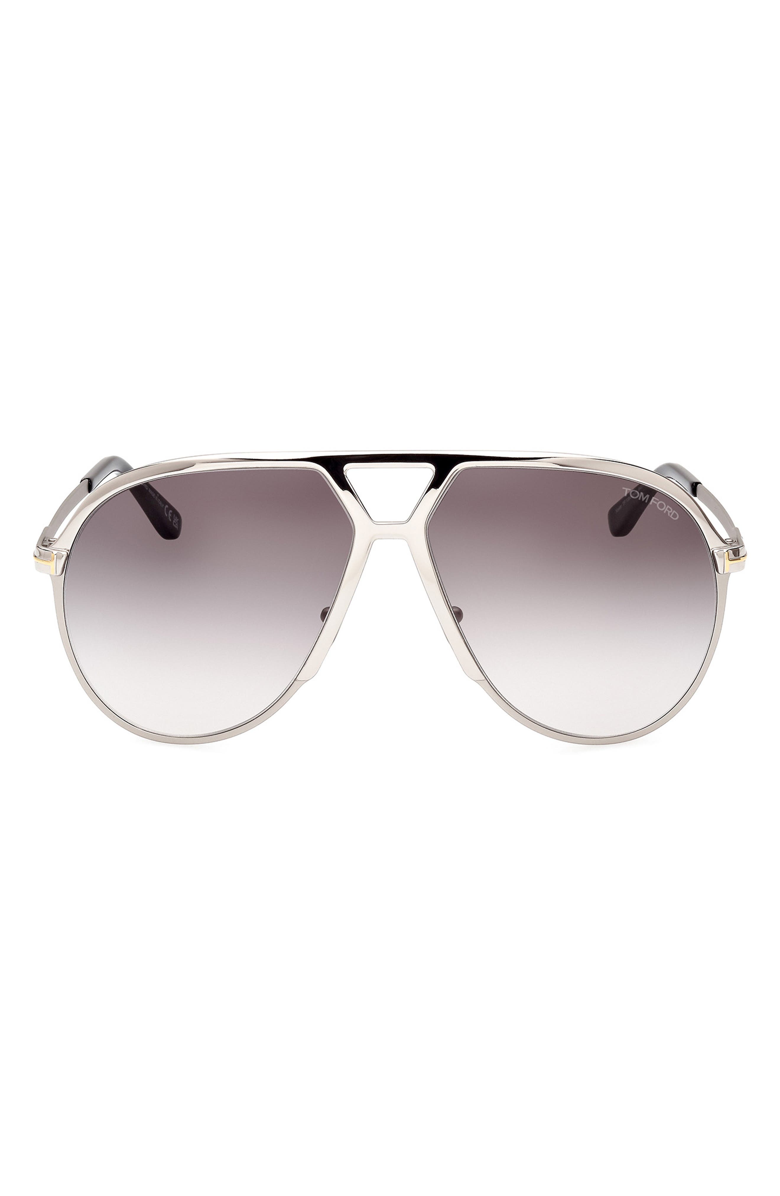 Xavier 64mm Gradient Oversize Pilot Sunglasses | Nordstromrack