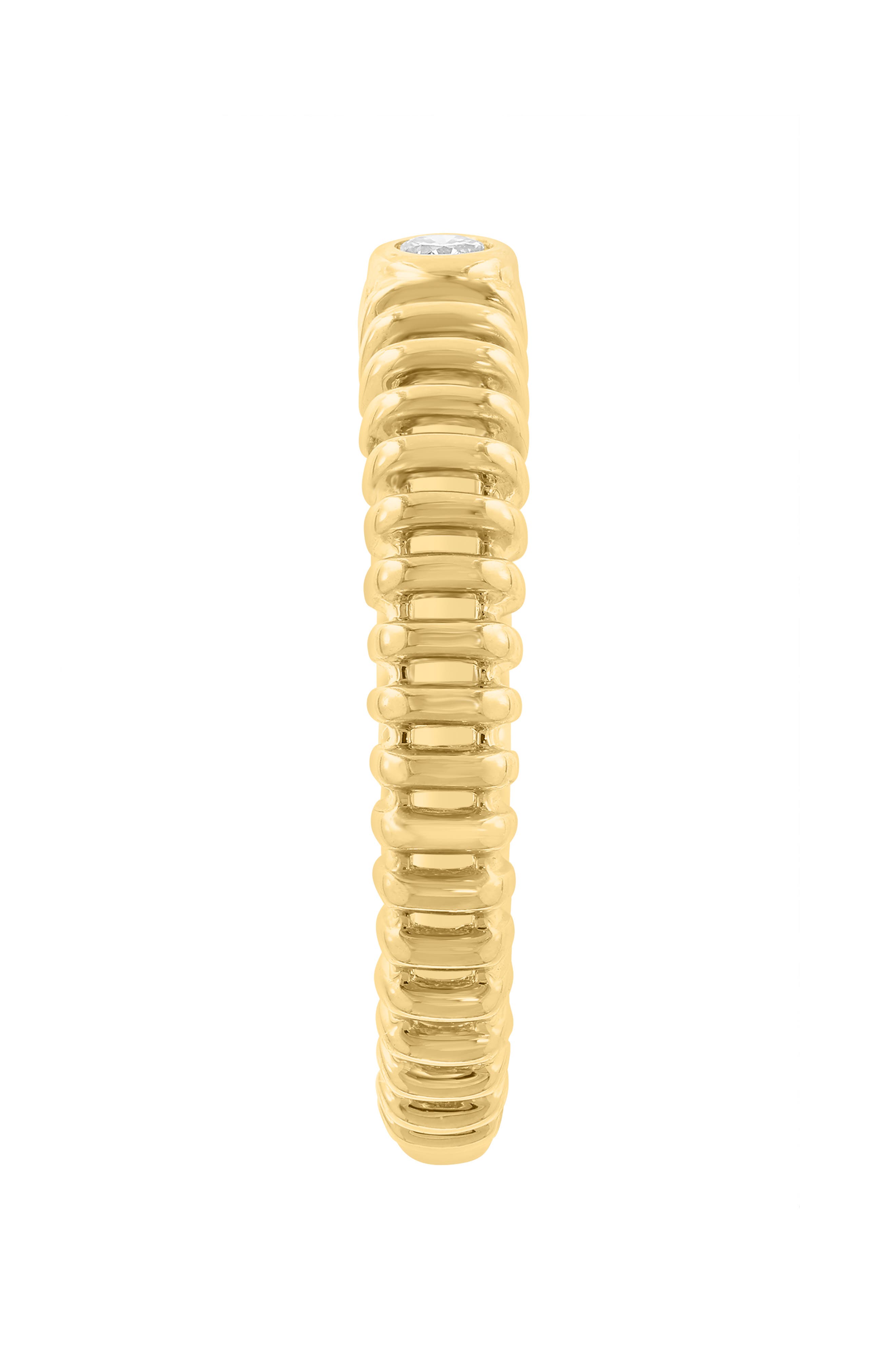EFFY Diamond Bar Textured Band Ring (Women) | Nordstromrack