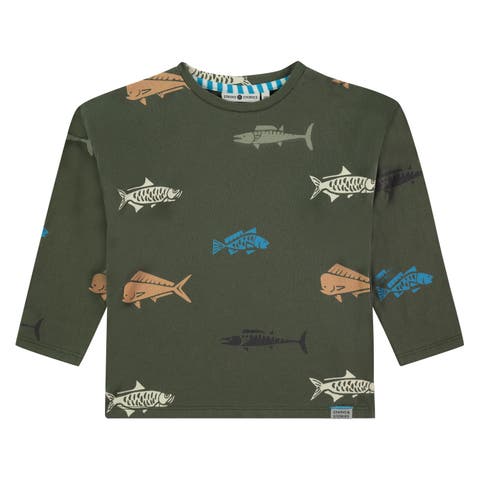 Multicolor Fish Long Sleeve T-Shirt