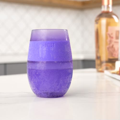 Host Wine Freeze Cooling Cup In Tinted Purple