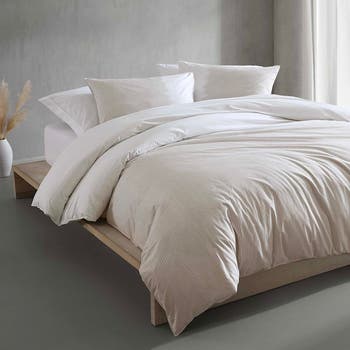 Ikat Pinstripe Duvet Cover & Shams Set