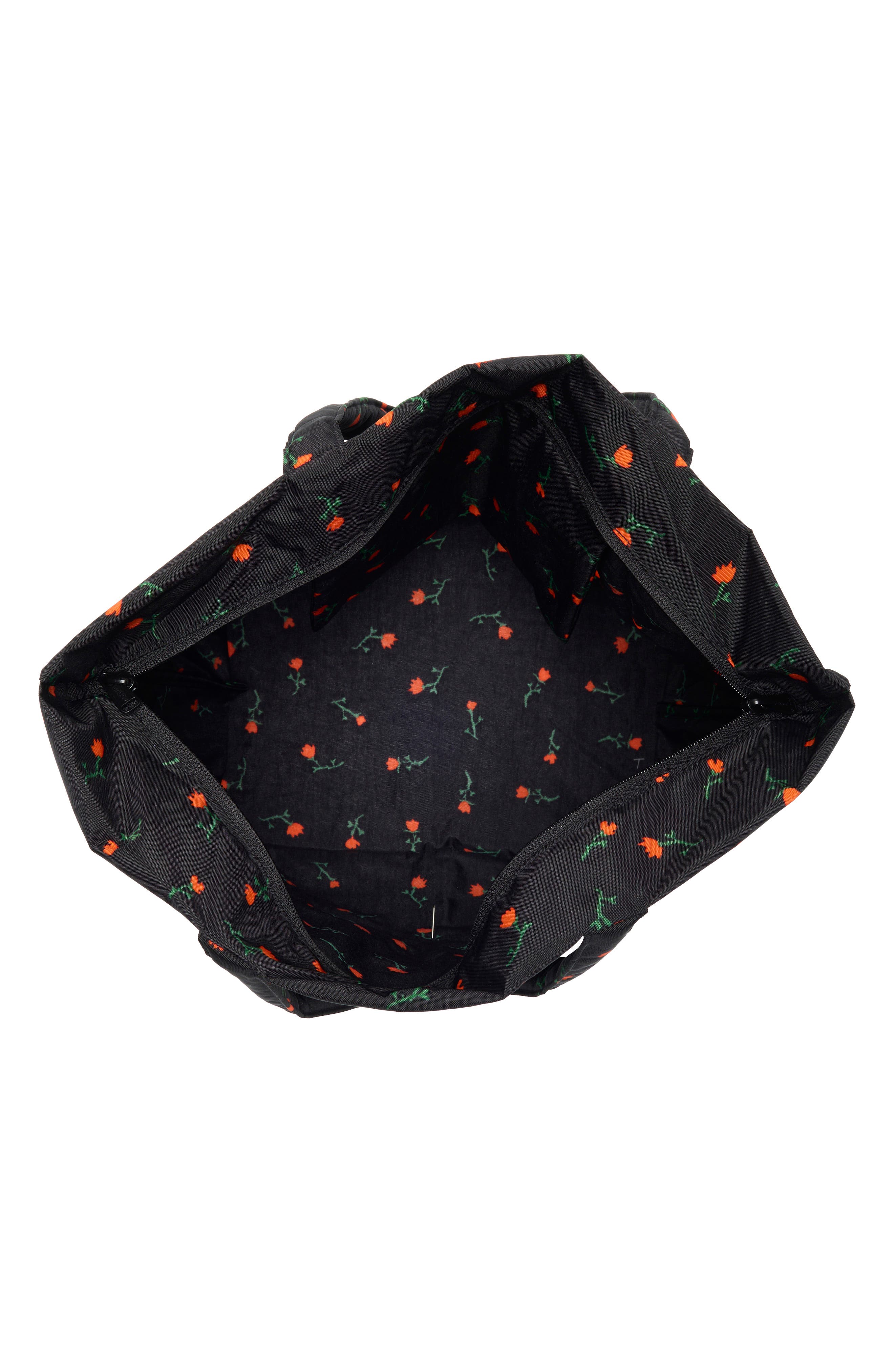 Cloud Nylon Tote, Alternate, color, PAINTED WILDFLOWER