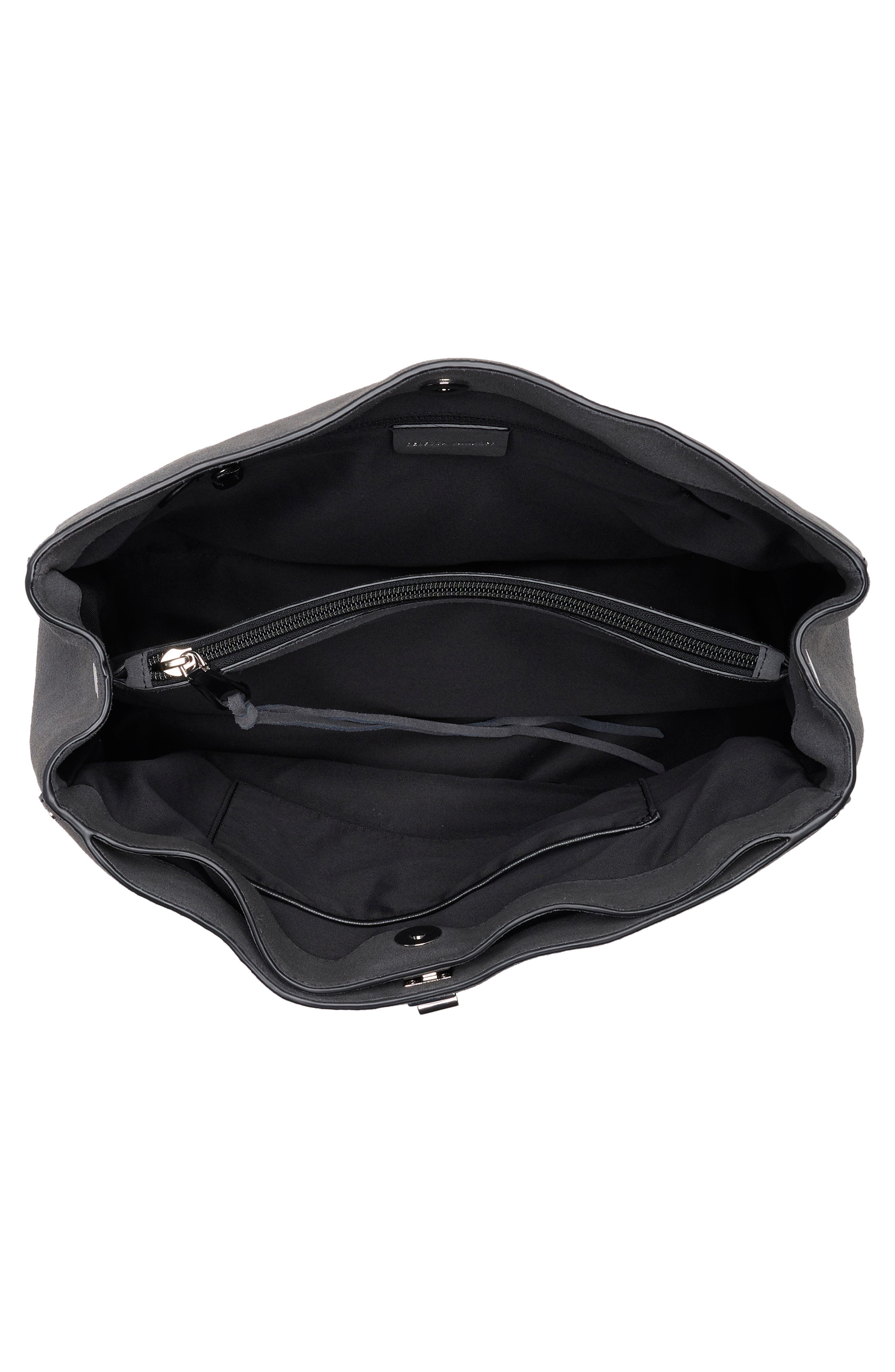 Rebecca Minkoff Darren Large Shoulder Bag, Alternate, color, Fog