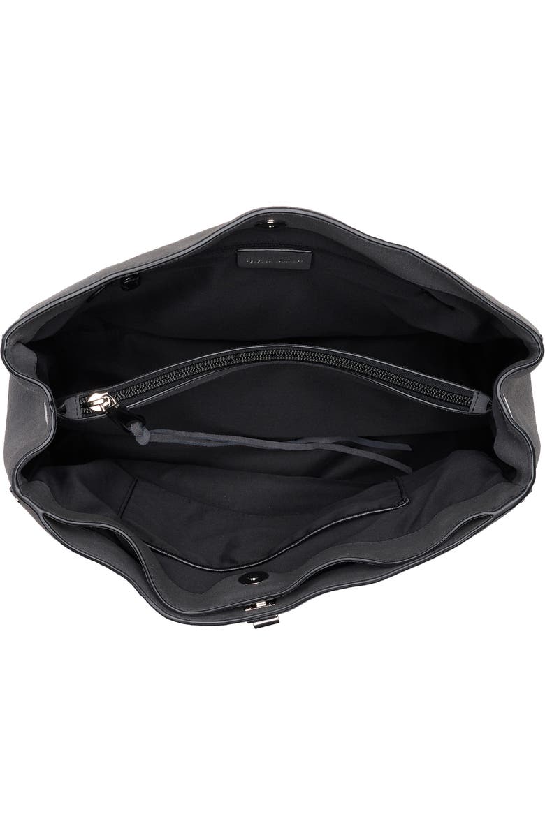 Rebecca Minkoff Darren Large Shoulder Bag, Alternate, color, Fog