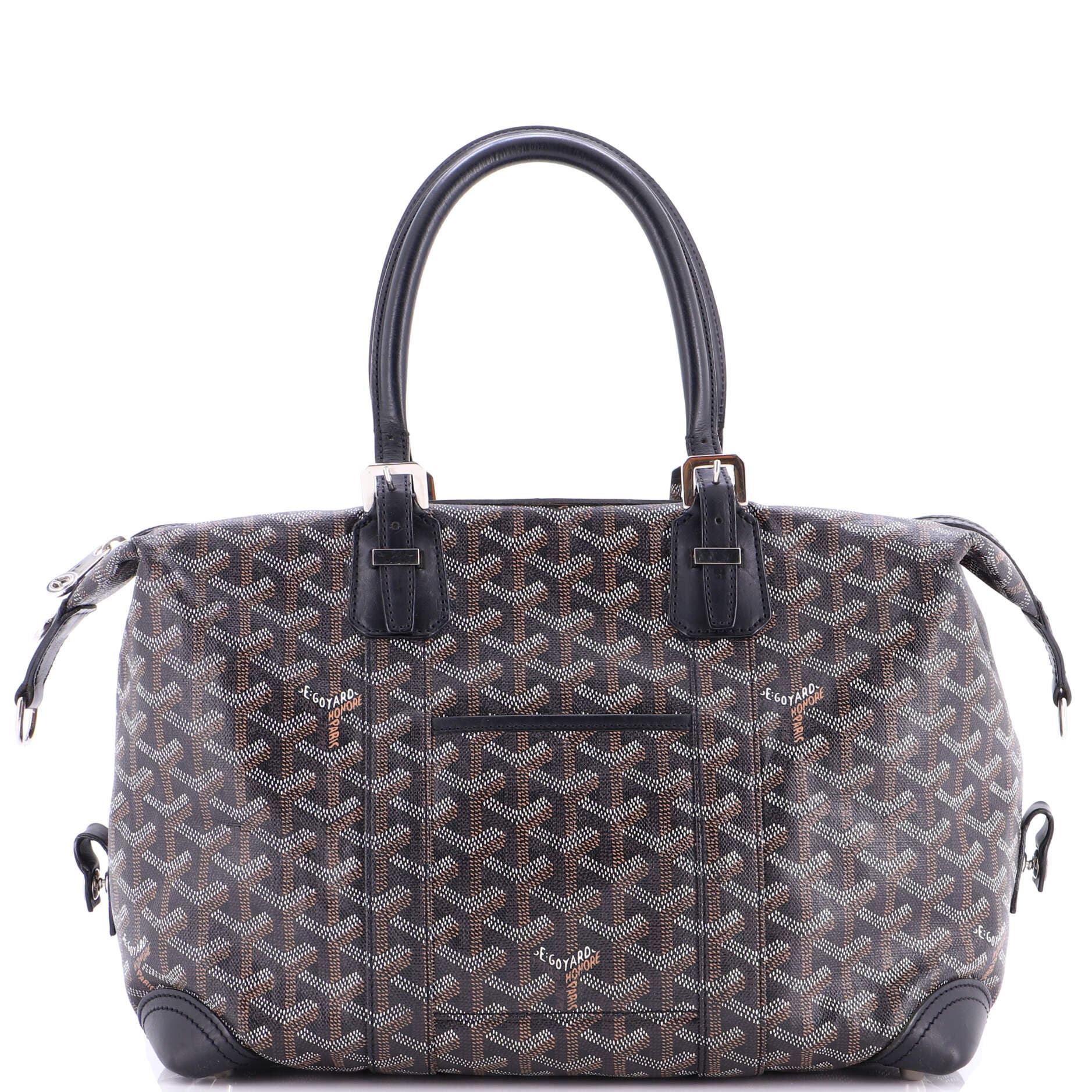 Pre-Owned Goyard Boeing Travel Bag Coated Canvas 30, Main, color, 