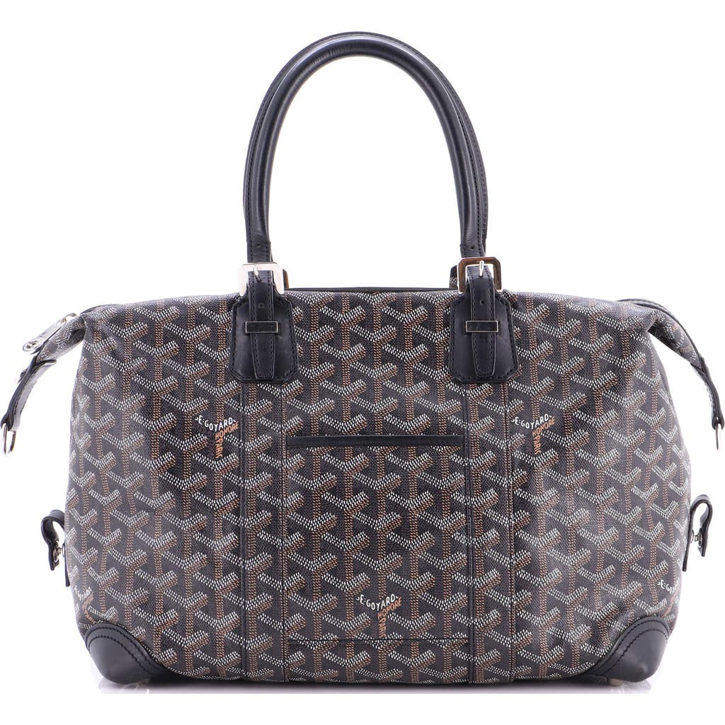 Pre-owned Goyard Goyard Boeing Travel Bag Coated Canvas 30 In Pattern
