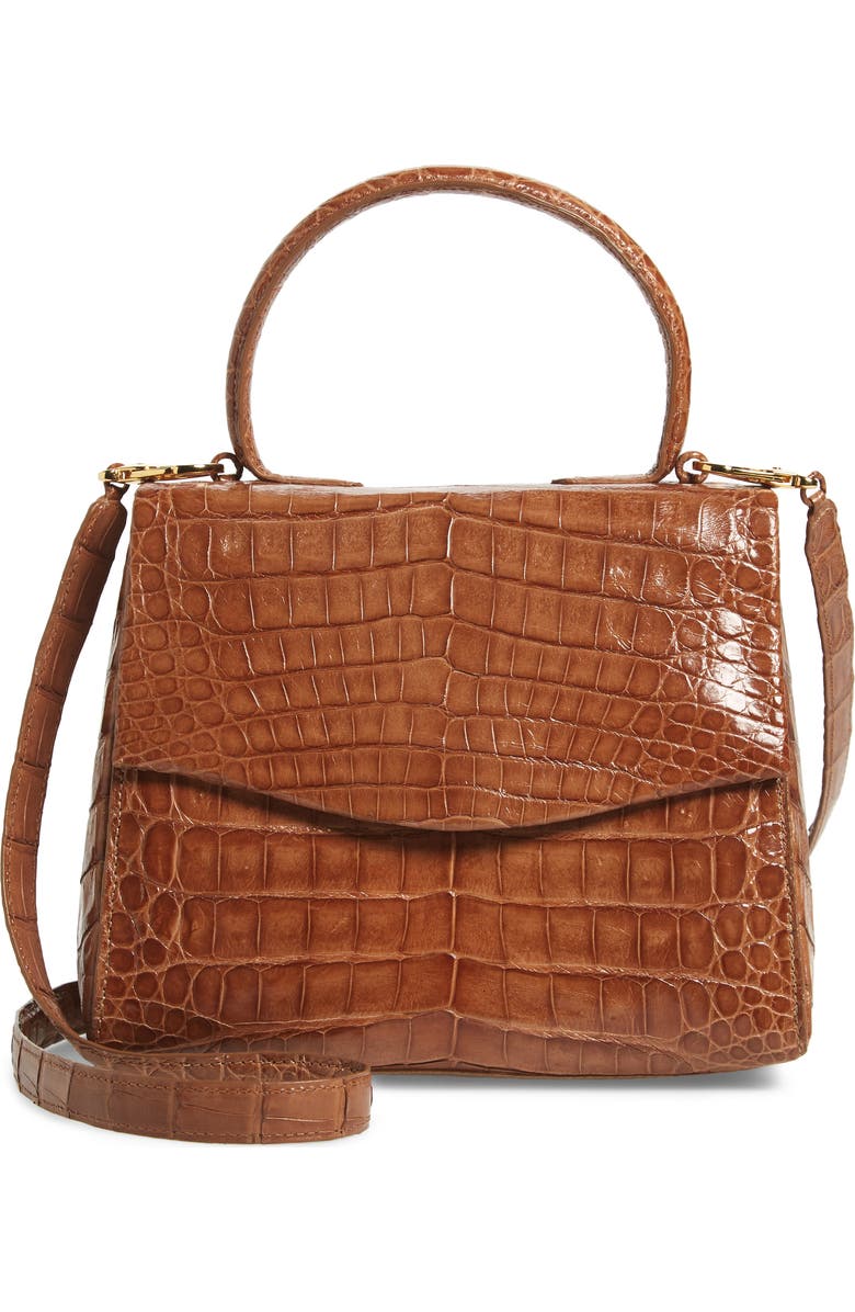 Nancy Gonzalez Lolita Genuine Crocodile Top Handle Bag, Main, color,