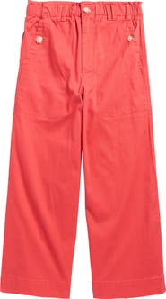 Democracy Wide Leg Ankle Crop Pants