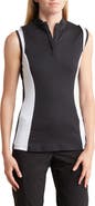Callaway Colorblock Sleeveless Polo