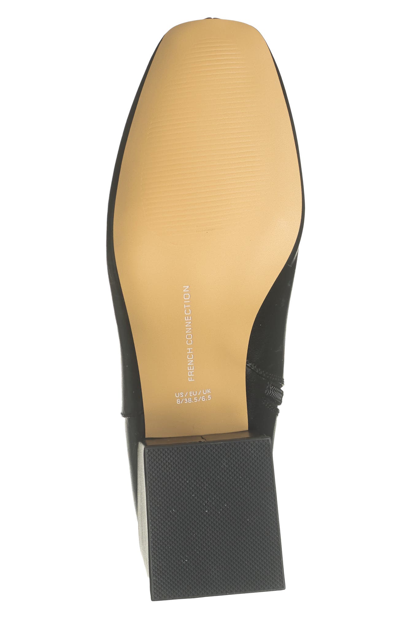 French Connection Toni Snakeskin Embossed Block Heel Bootie, Alternate, color, 