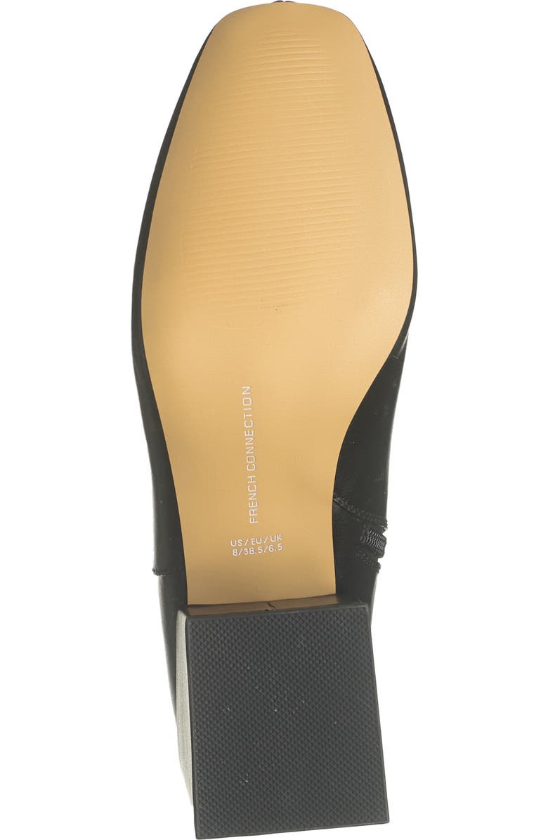 French Connection Toni Snakeskin Embossed Block Heel Bootie, Alternate, color,