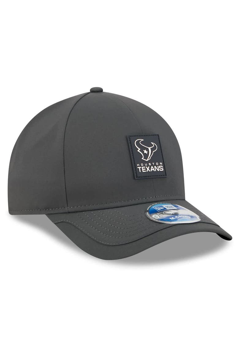 Men's New Era Charcoal Houston Texans 2025 Sideline Cold Weather 9FORTY M-Crown Adjustable Hat, Alternate, color, Charcoal