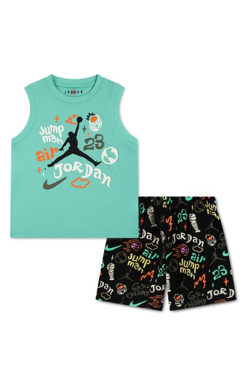 Kids' MJ World Tour Tank & Shorts Set (Little Kid)