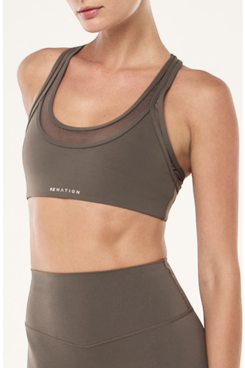 Fusion Sports Bra, Alternate, color, MAJOR BROWN