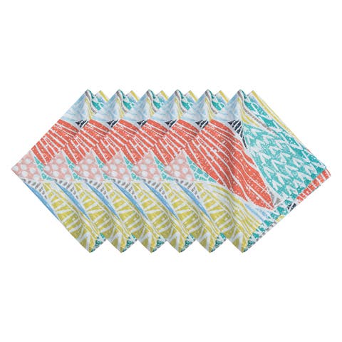 Surfside Sound Cotton Napkins Set of 6 - Nautical Beach