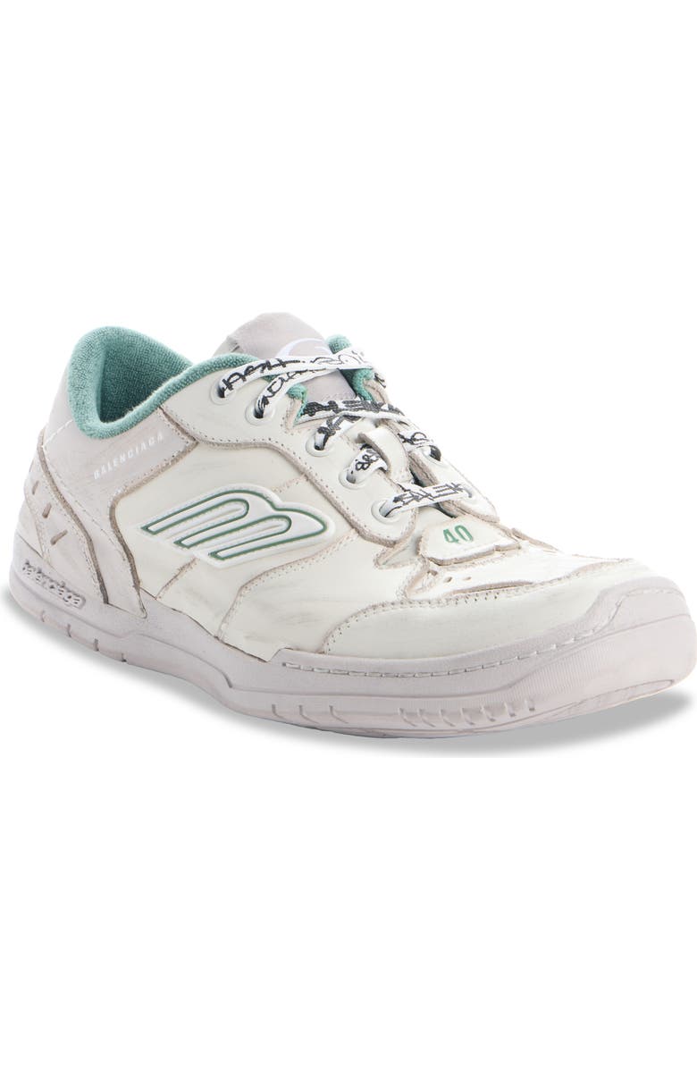 Balenciaga Hamptons Sneaker, Main, color, Beige Mix/ Green