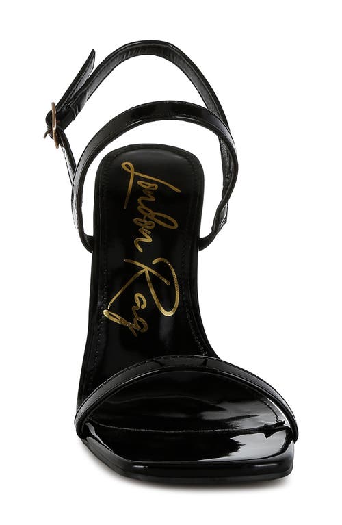 London Rag Ladra Wedge Sandal In Black
