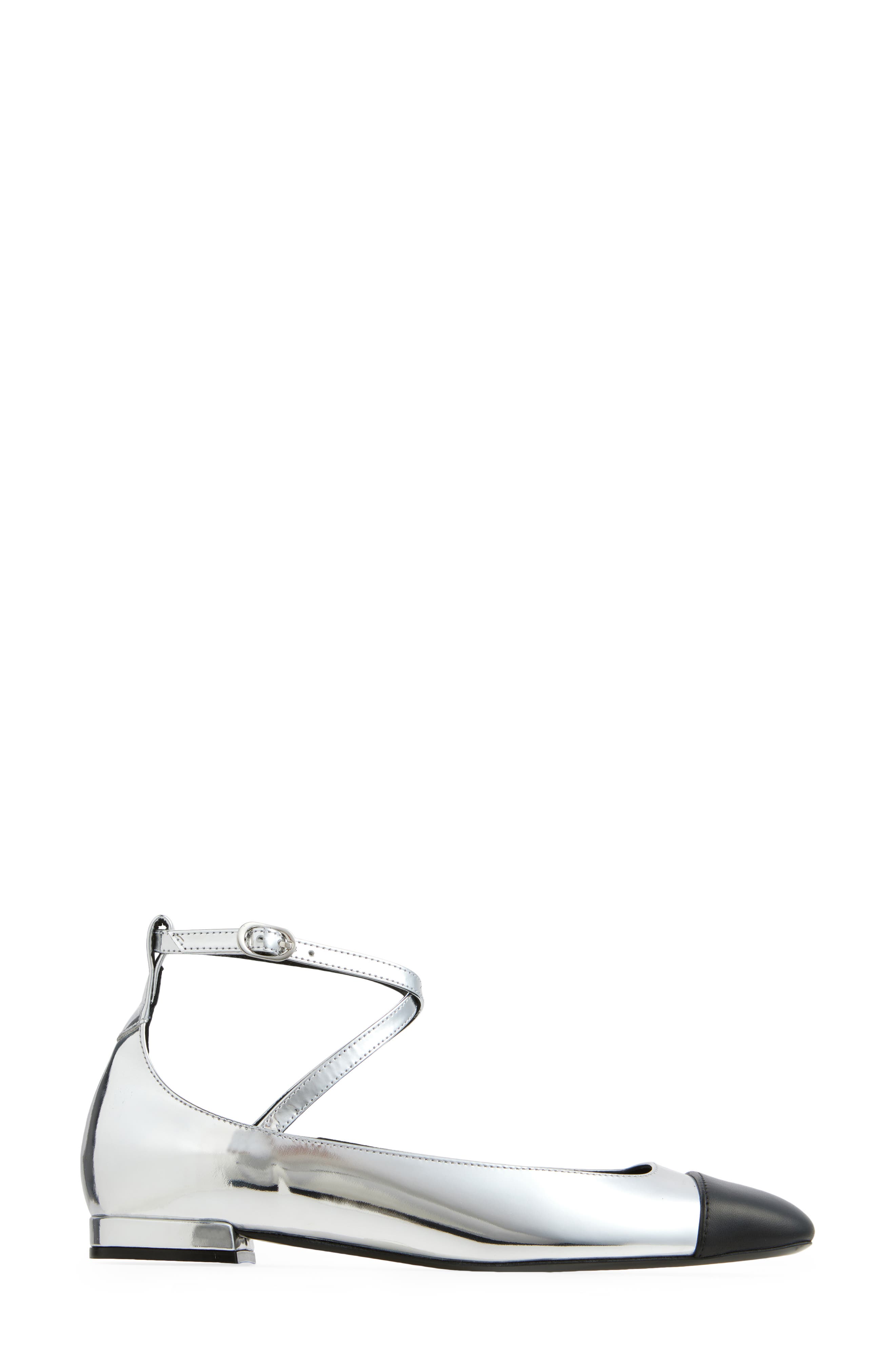 Stuart Weitzman Eden Cross Strap Ballet Flat, Alternate, color, 