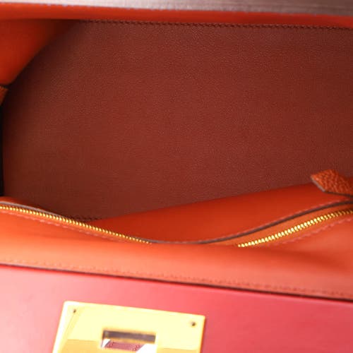 Pre-owned Hermes Hermes 24/24 Bag Togo With Swift 29 In Brown