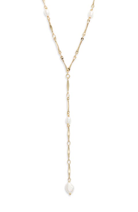 Demi Fine Freshwater Pearl Accent Y-Necklace