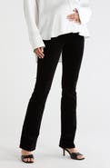 L'AGENCE Maternity Stevie Velvet High Waist Straight Leg Jeans