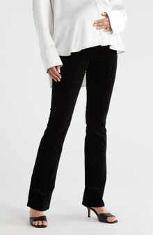 Maternity Stevie Velvet High Waist Straight Leg Jeans