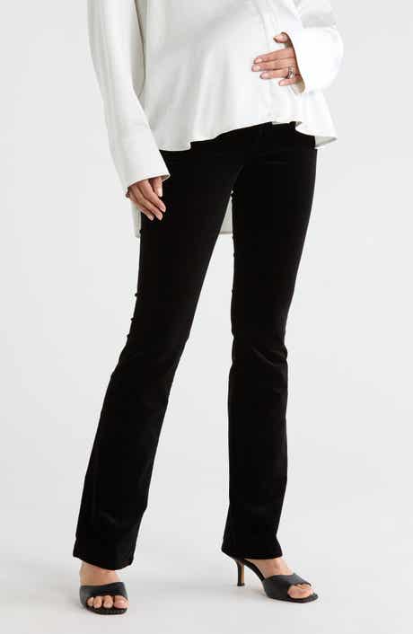 Maternity Stevie Velvet High Waist Straight Leg Jeans