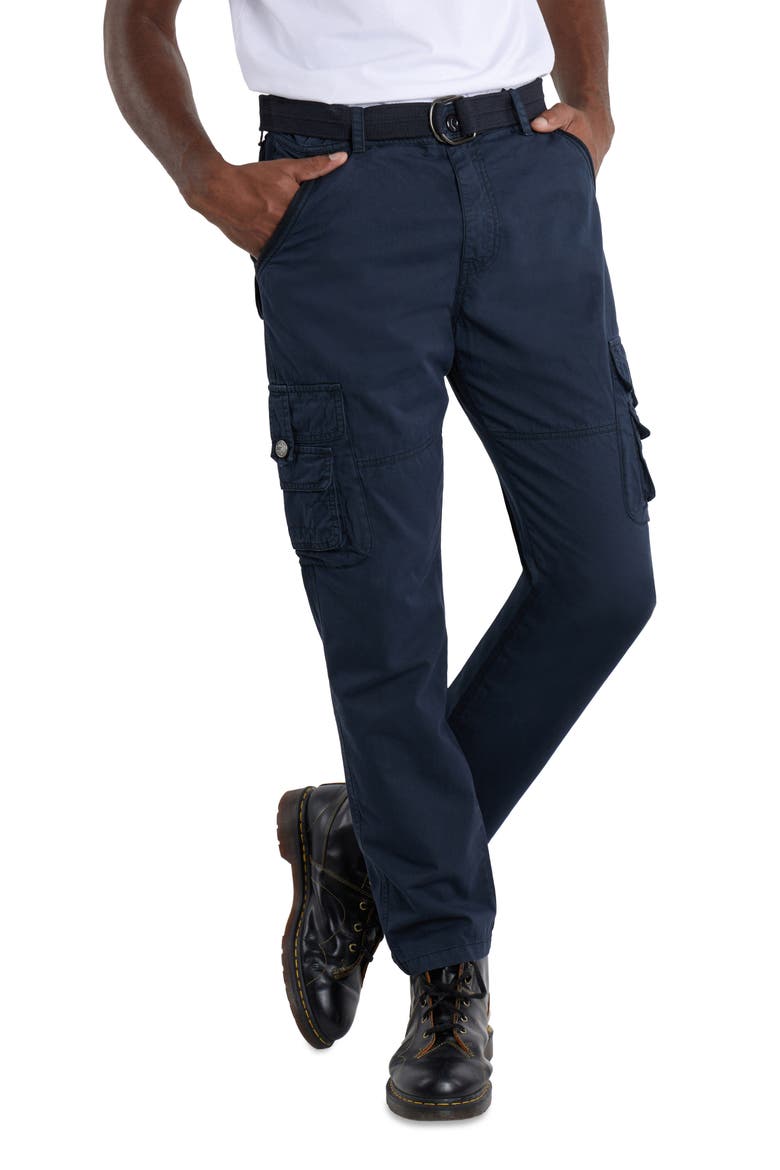 Utility Cotton Cargo Pants, Main, color, NAVY