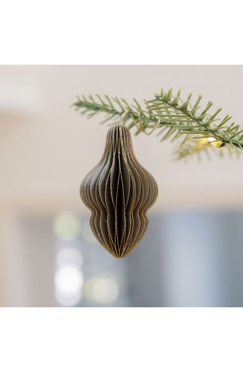 CG Hunter 3" Paper Honeycomb Assorted Ornament, Alternate, color, Holiday