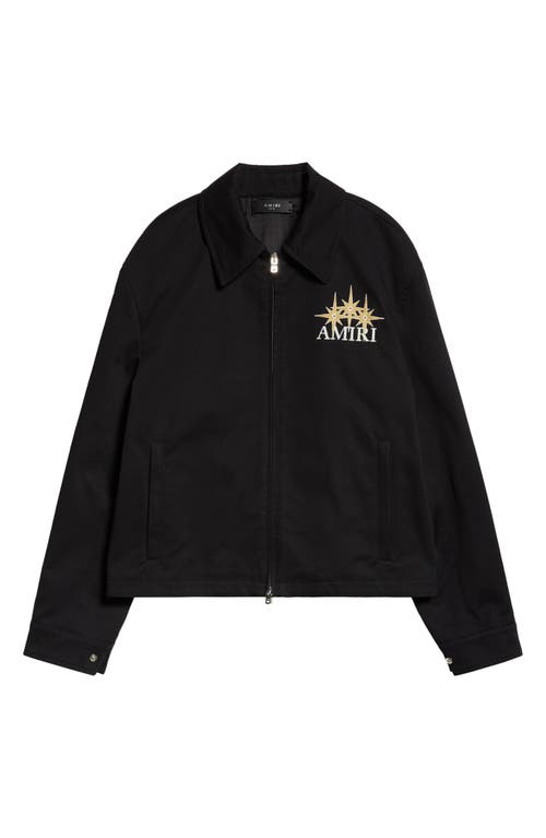 Amiri Blouson Starburst Aus Baumwolle In Black