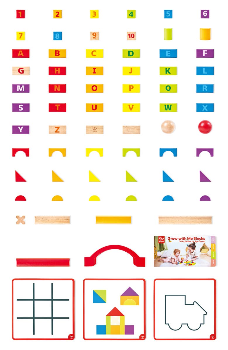 Hape Grow With Me Blocks Play Set, Alternate, color,