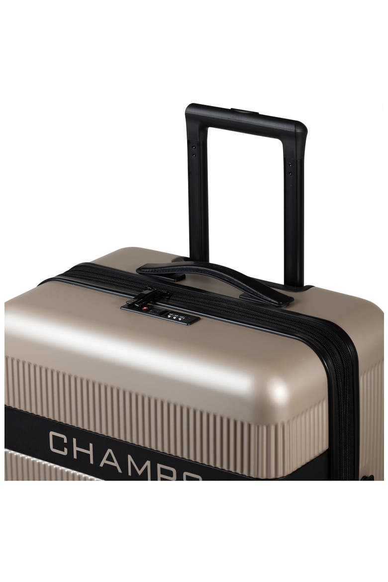 Onyx II Medium Checked Hardside Spinner Luggage, Alternate, color, SAND