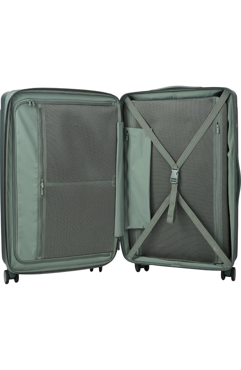 Hedgren Nostos Matte Large Spinner Suitcase, Alternate, color, Pine