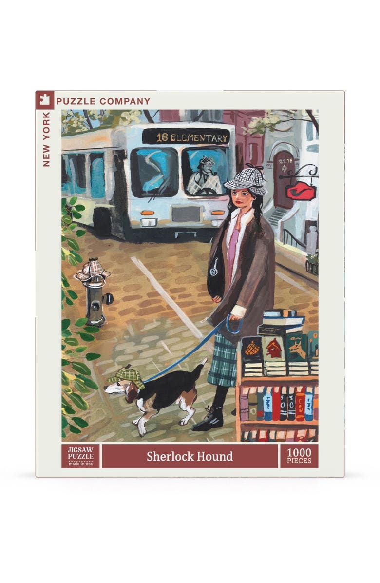NEW YORK PUZZLE COMPANY Sherlock Hound 1000 Piece Puzzle, Main, color, NO COLOR