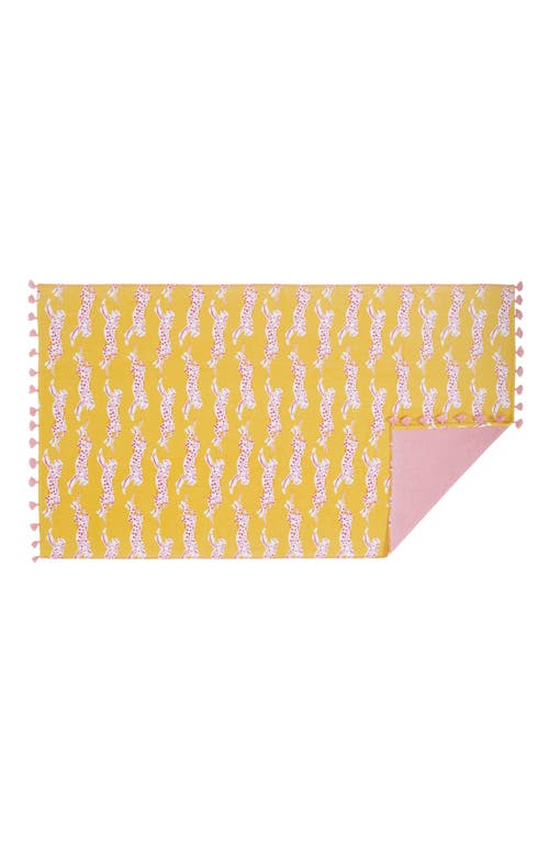 MATOUK MATOUK LEAPING LEOPARD BEACH TOWEL 