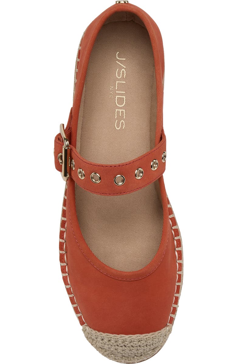 JSlides Beatrice May Jane Espadrille Flat, Alternate, color, Orange