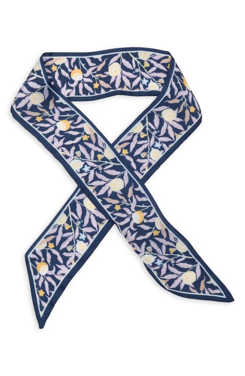 Floral Mini Skinny Scarf