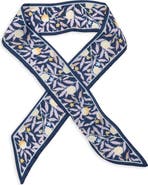 NORDSTROM RACK Floral Mini Skinny Scarf