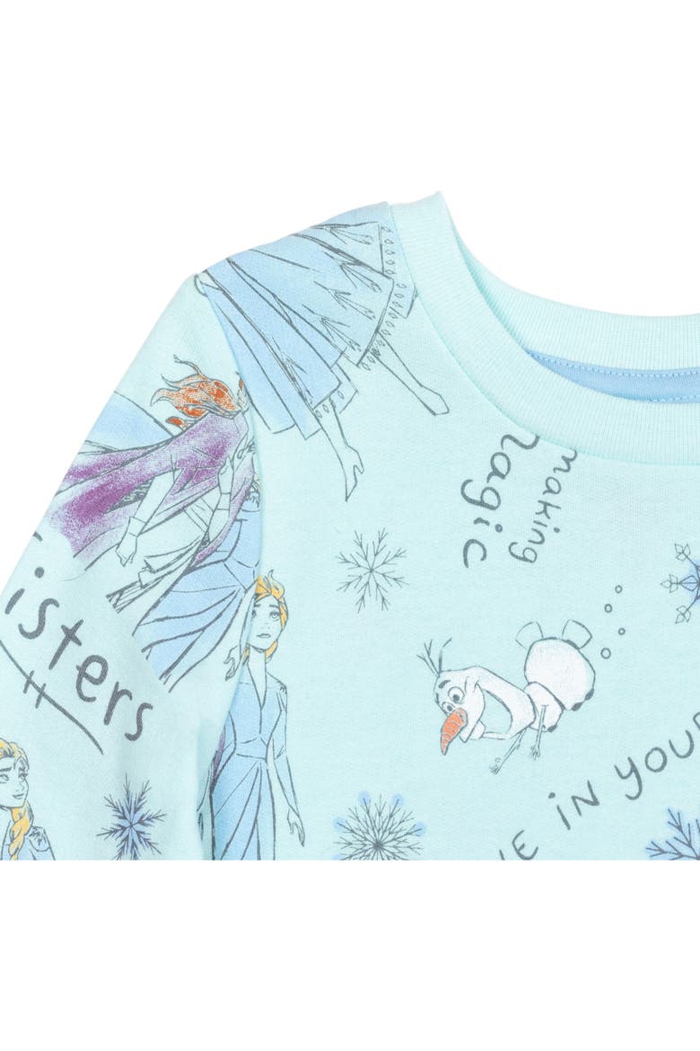 Frozen Pullover Sweatshirt, Alternate, color, Light Blue Frozen