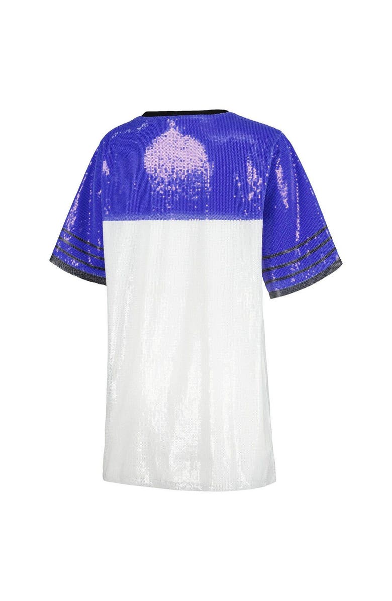 GAMEDAY COUTURE Women's Gameday Couture White Kentucky Wildcats Chic Full Sequin Jersey Dress, Alternate, color,