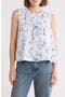 Pintuck Sleeveless Top