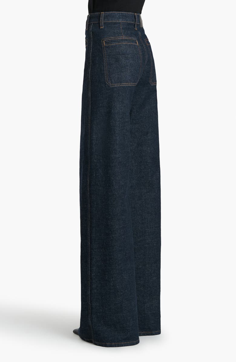 Khaite Delmonico High Waist Wide Leg Jeans, Alternate, color, Benson