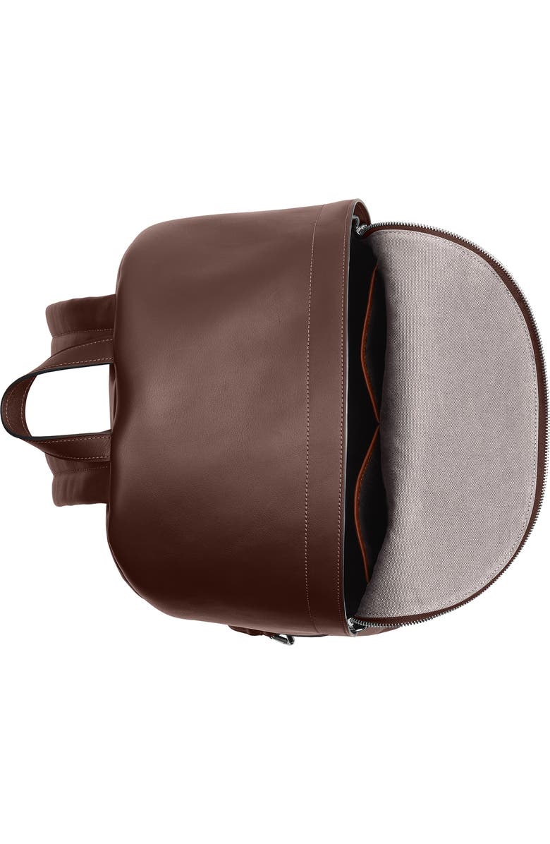COACH Ridgewood Leather Backpack, Alternate, color, Maple