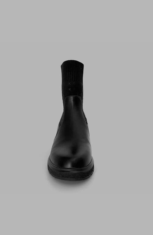 Blvck Monogram Ankle Boots In Black