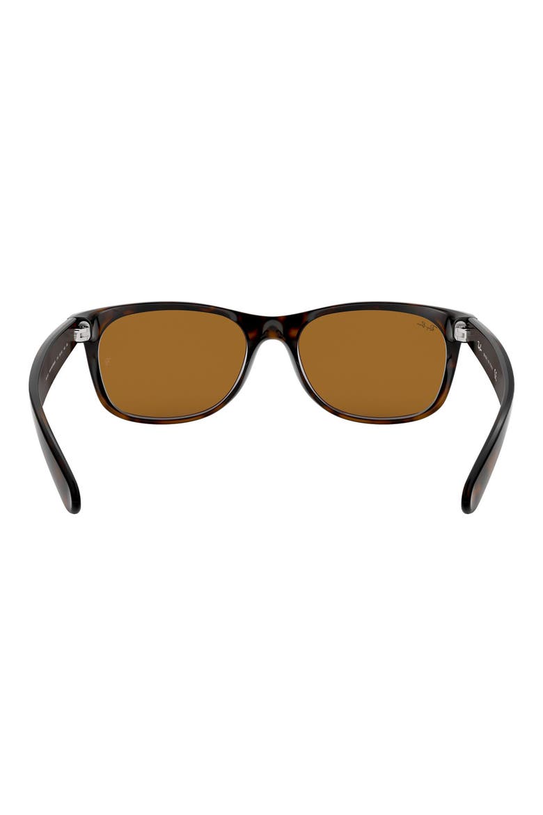 New Wayfarer 55mm Rectangular Sunglasses, Alternate, color, LIGHT HAVANA