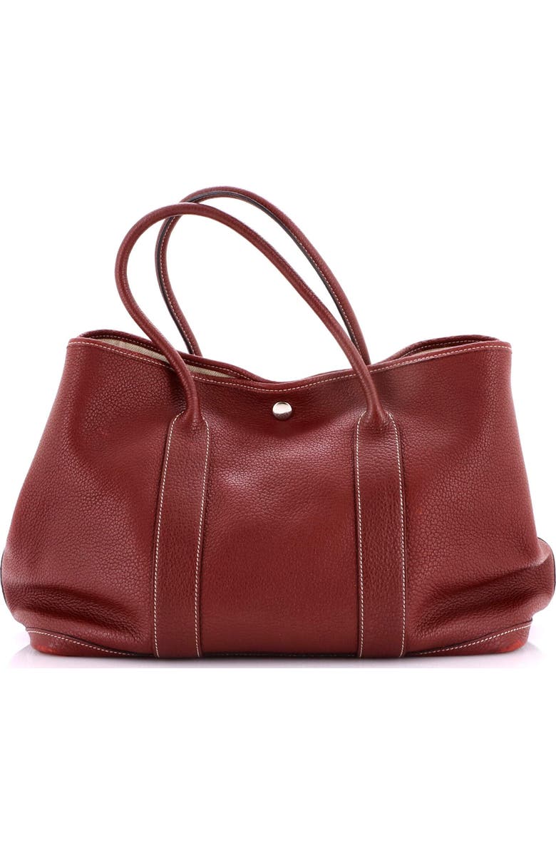 Pre-Owned Hermes Garden Party Tote Leather 36, Alternate, color, Rouge H