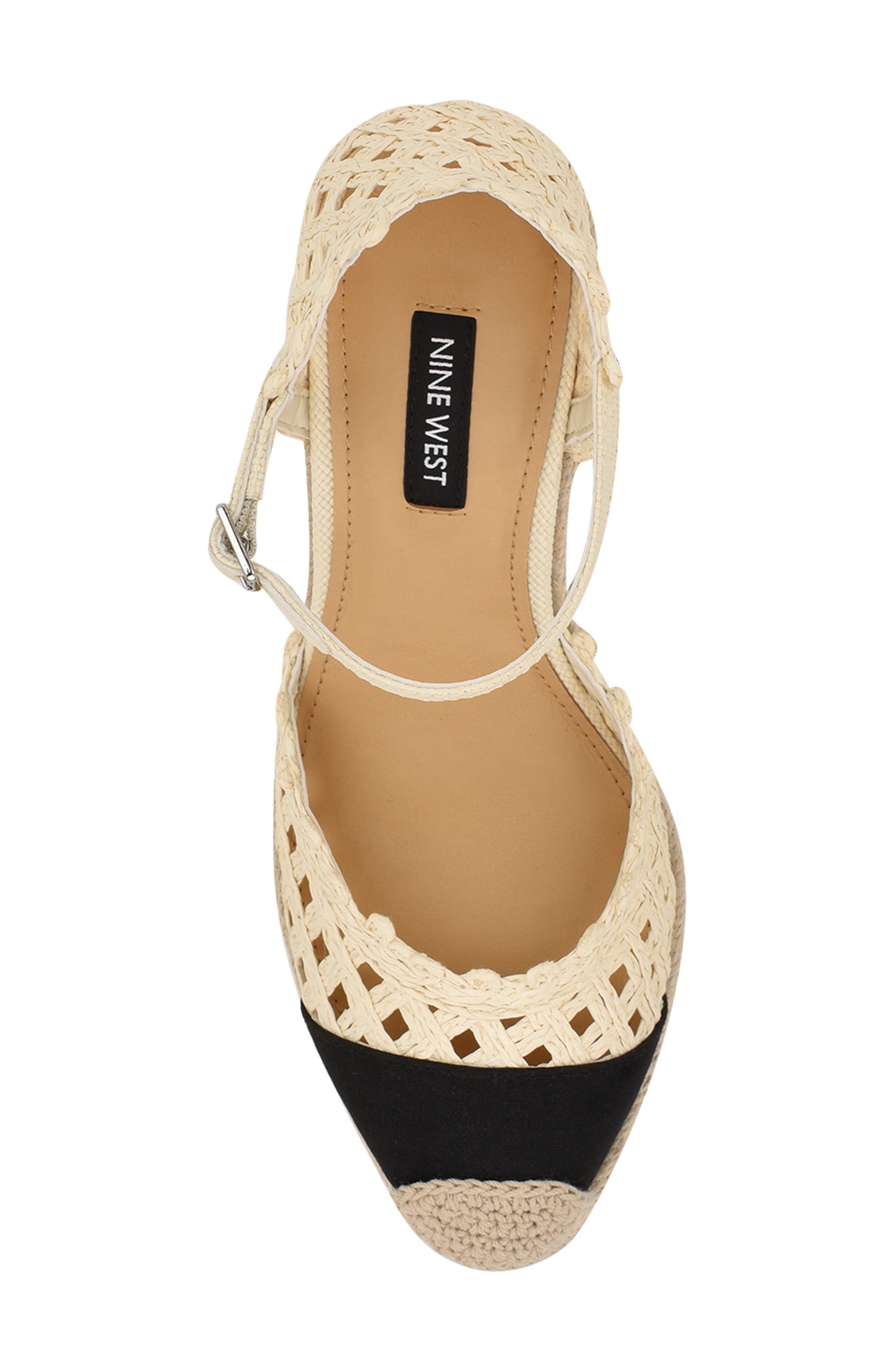 Mckinly Ankle Strap Wedge Sandal, Alternate, color, IVORY